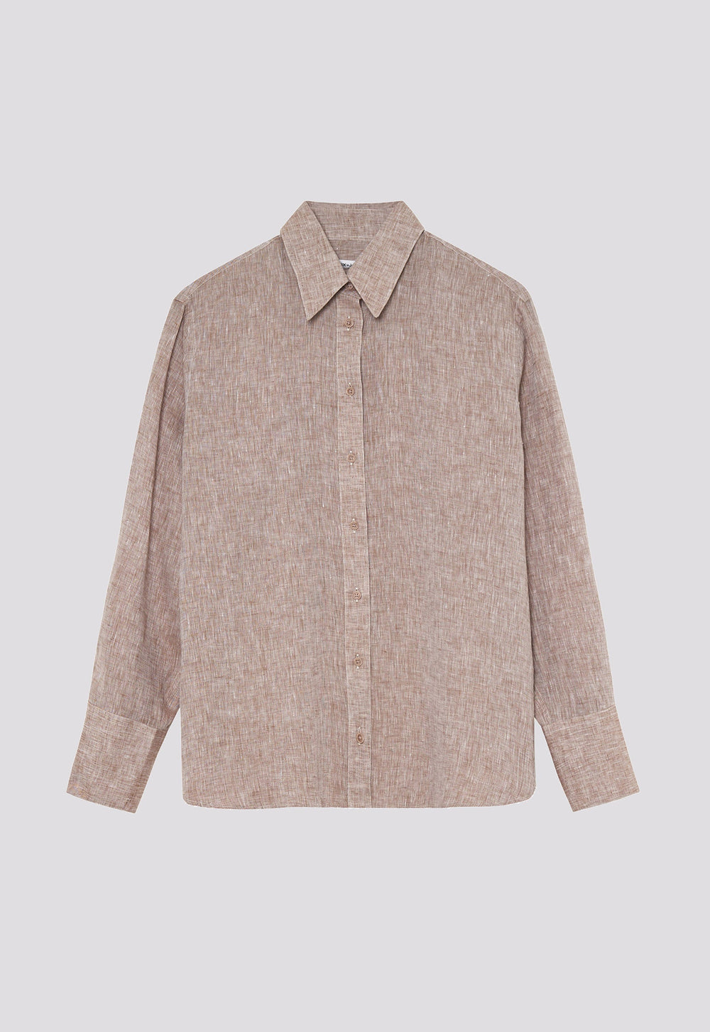 Jac+Jack Benji Linen Shirt - Sandrift Brown